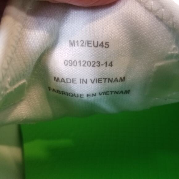 Oofos Men's OOmg Sport Low Shoes US 12 / EU 45 White Navy Recovery 09012023-14 - Picture 9 of 9